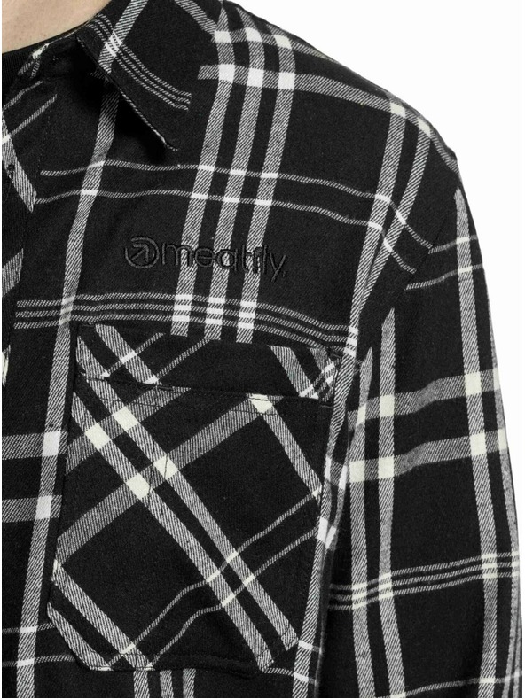 Meatfly Meatfly pánská košile Kurt Black