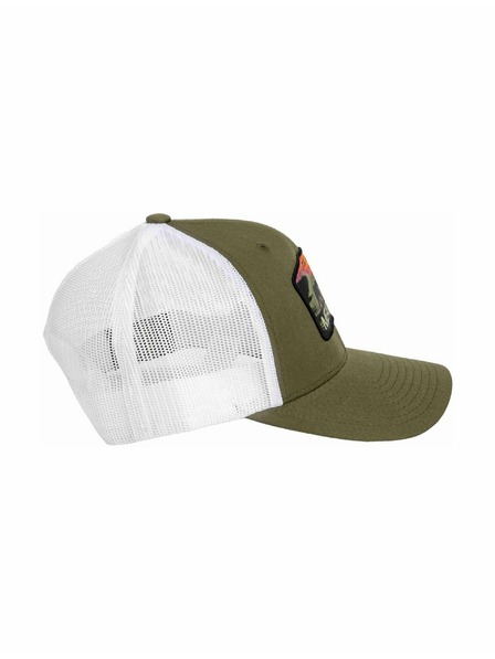 Meatfly Meatfly kšiltovka MF View Trucker Red Alaska / Buck / White