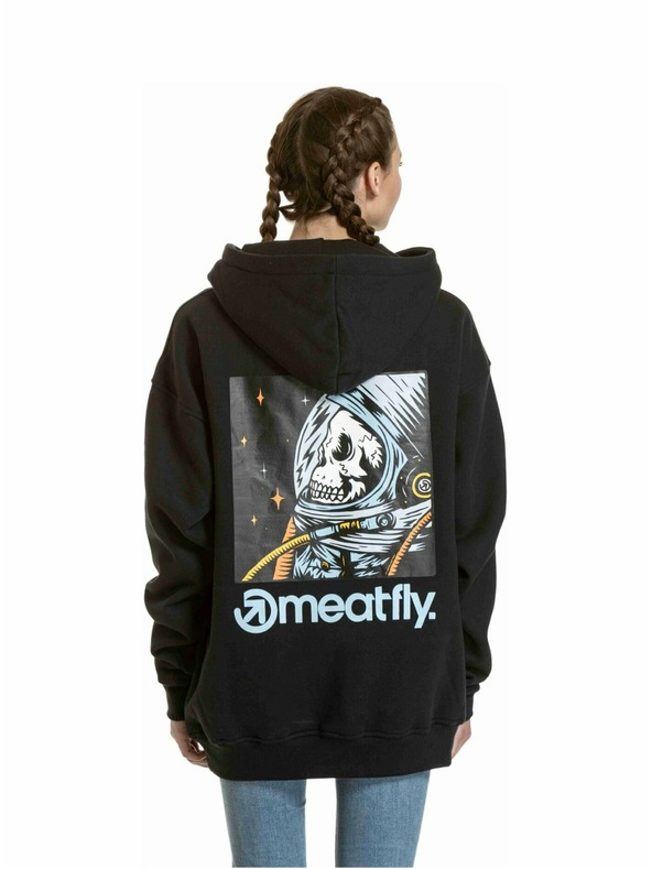 Meatfly Meatfly unisex mikina Fry Black