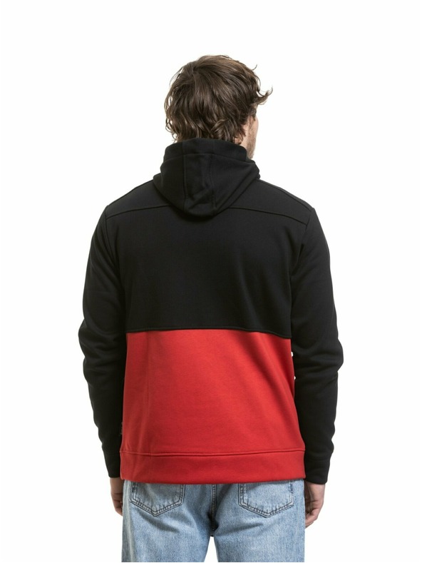 Meatfly Meatfly pánská technická mikina Tason Red Light / Silver