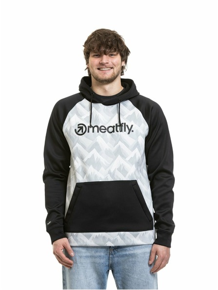 Meatfly Meatfly pánská technická mikina Gravel White Mountains