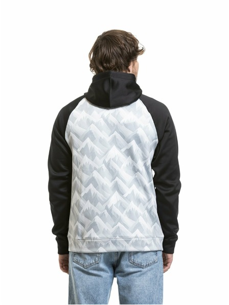 Meatfly Meatfly pánská technická mikina Gravel White Mountains