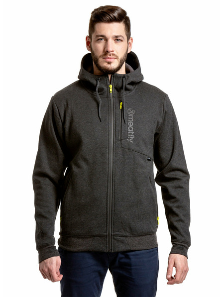 Meatfly Meatfly pánská technická mikina Lightyear Black Heather