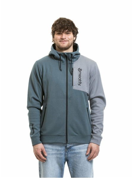 Meatfly Meatfly pánská technická mikina Lightyear Blue Sea / Silver