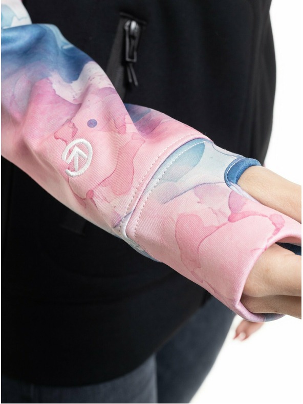 Meatfly Meatfly dámská technická mikina Omni Color Bubbles / Black