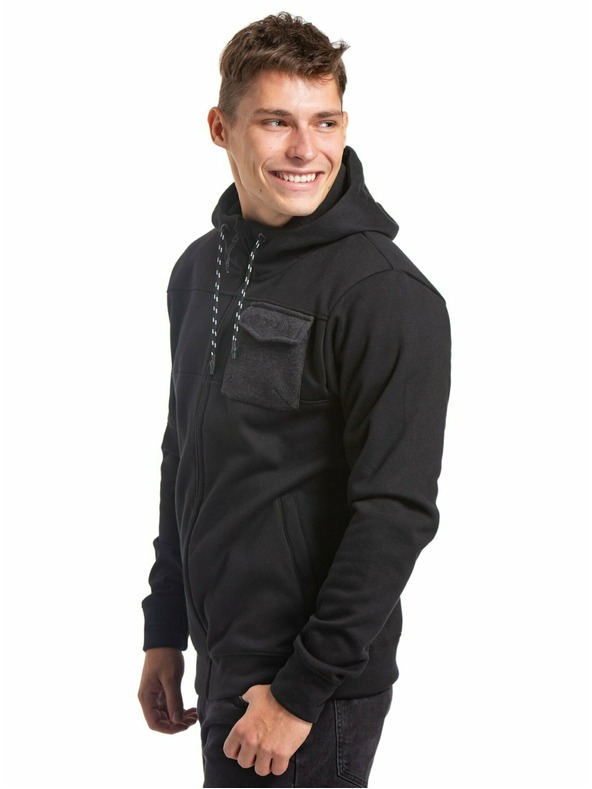 Meatfly Meatfly pánská technická mikina Josh Black