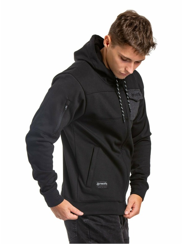 Meatfly Meatfly pánská technická mikina Josh Black