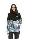 Meatfly Meatfly dámská technická mikina Omni Black / Flower