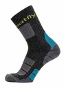 Meatfly Meatfly outdoorové ponožky Premium Green / Blue
