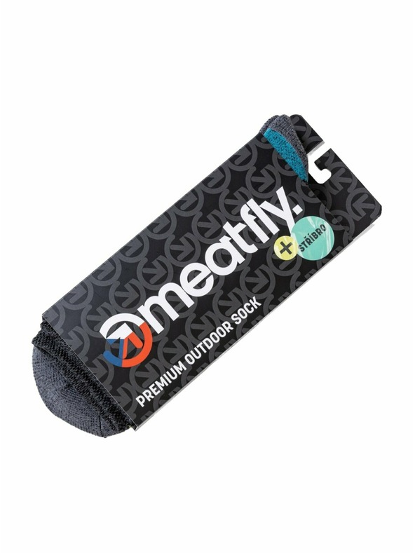 Meatfly Meatfly outdoorové ponožky Premium Green / Blue