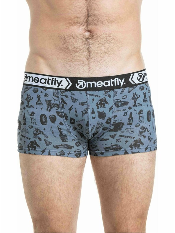 Meatfly Meatfly pánské boxerky Balboa Double Pack Riot Act Seamless