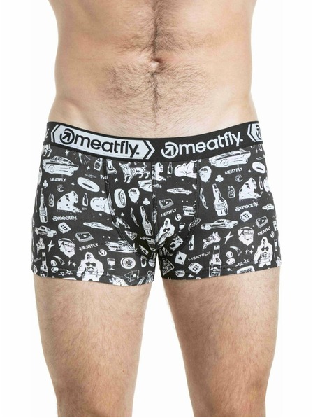 Meatfly Meatfly pánské boxerky Balboa Double Pack Riot Act Seamless