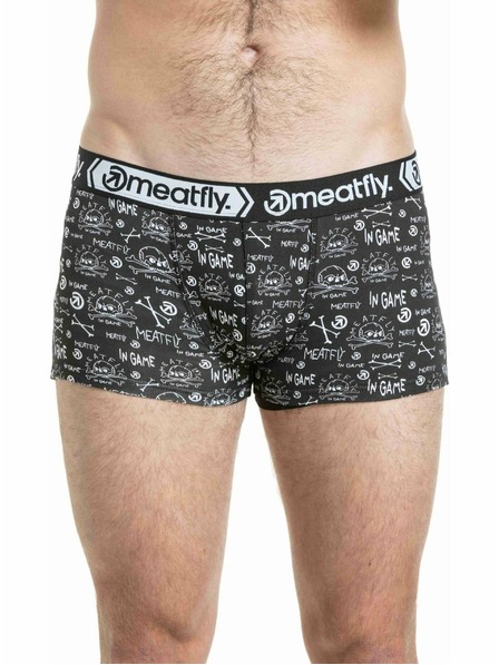 Meatfly Meatfly pánské boxerky Balboa Double Pack Million Dollar Skull