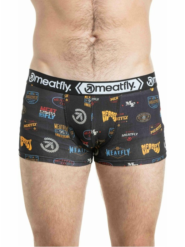 Meatfly Meatfly pánské boxerky Balboa Double Pack Badges