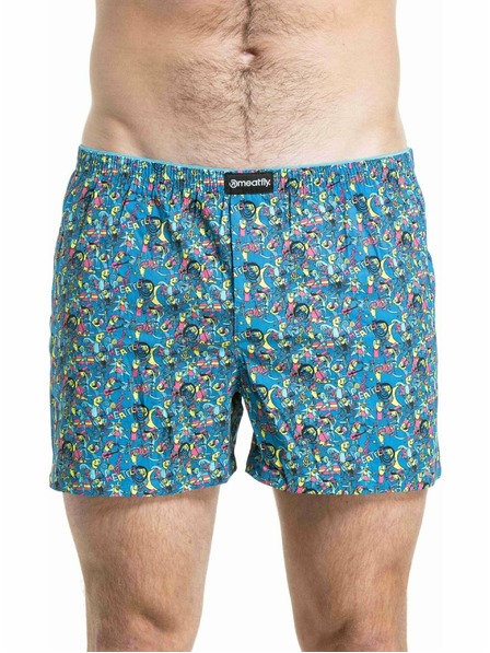 Meatfly Meatfly pánské trenýrky Agostino Pink Partyboi / Cityboi Double Pack