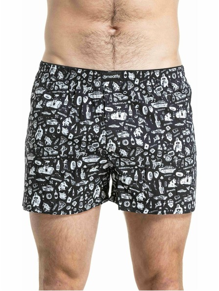 Meatfly Meatfly pánské trenýrky Agostino Riot Act Seamless Double Pack