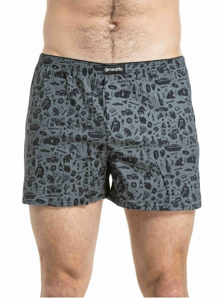 Meatfly Meatfly pánské trenýrky Agostino Riot Act Seamless Double Pack