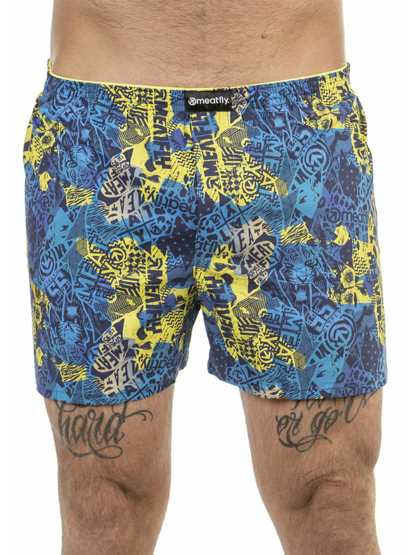 Meatfly Meatfly pánské trenýrky Agostino Double Pack B - Mosh