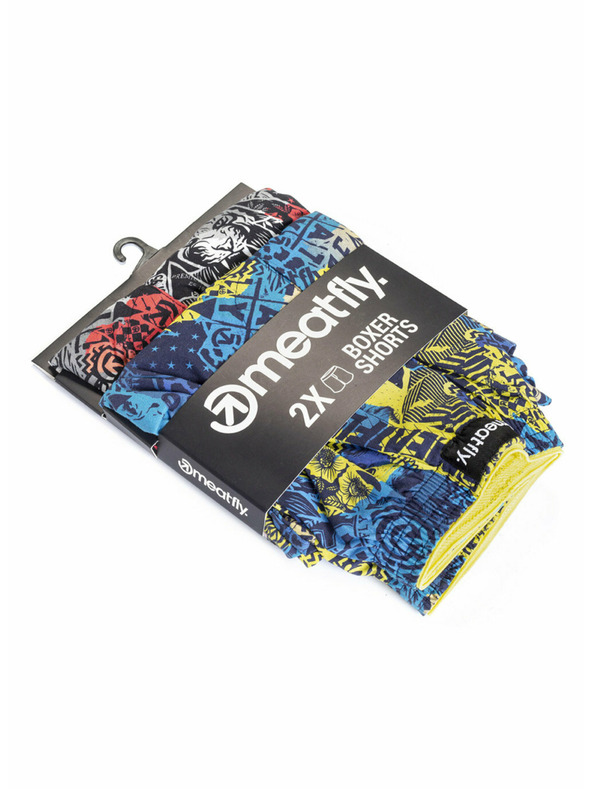 Meatfly Meatfly pánské trenýrky Agostino Double Pack B - Mosh