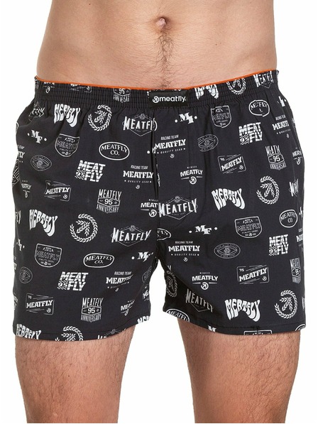 Meatfly Meatfly pánské trenýrky Agostino Double Pack H - Badges