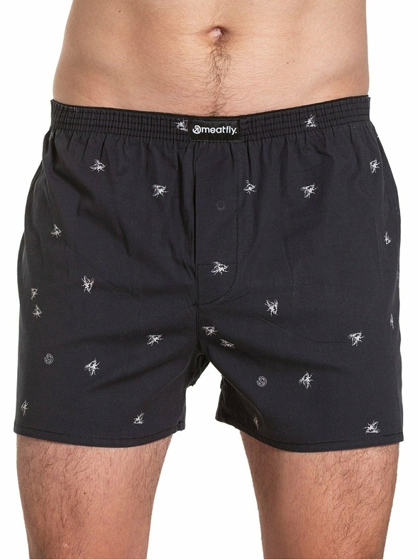 Meatfly Meatfly pánské trenýrky Agostino Double Pack I - Flies