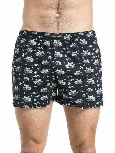 Meatfly Meatfly pánské trenýrky Agostino SK8 Skeleton / Fly Double Pack