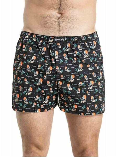 Meatfly Meatfly pánské trenýrky Agostino SK8 Skeleton / Fly Double Pack