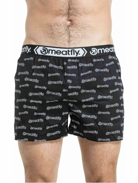 Meatfly Meatfly pánské boxerky Gigi Double Pack Black / White