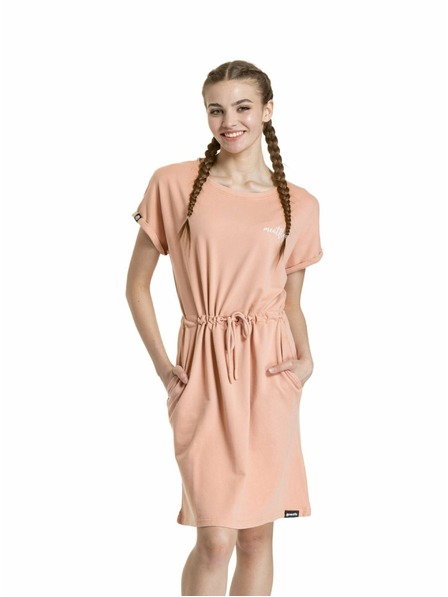 Meatfly Meatfly dámské šaty Lottie Coral Sands