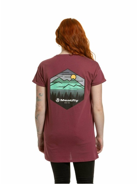 Meatfly Meatfly dámské šaty Senna Dark Wine