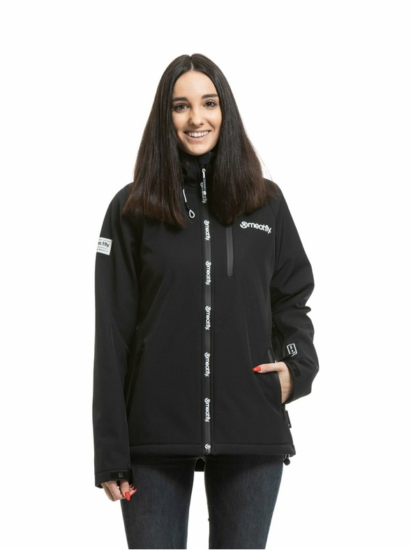 Meatfly Meatfly dámská softshell bunda Zaja Black