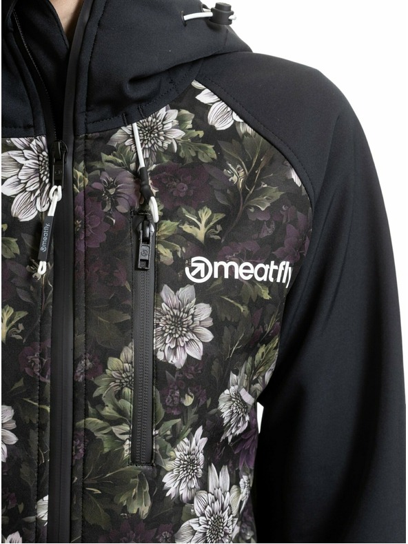 Meatfly Meatfly dámská softshell bunda Zaja Black / Straws