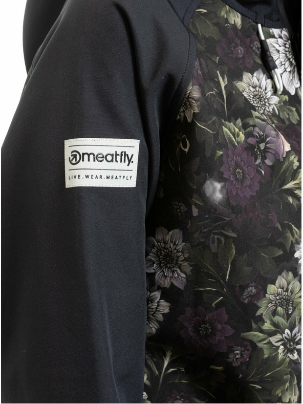 Meatfly Meatfly dámská softshell bunda Zaja Black / Straws