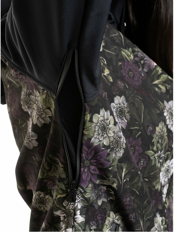 Meatfly Meatfly dámská softshell bunda Zaja Black / Straws