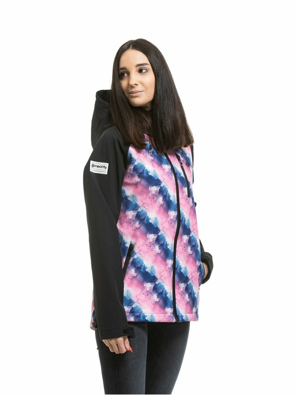 Meatfly Meatfly dámská softshell bunda Zaja Black / Bubbles
