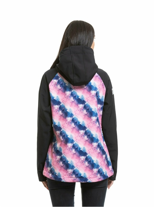 Meatfly Meatfly dámská softshell bunda Zaja Black / Bubbles