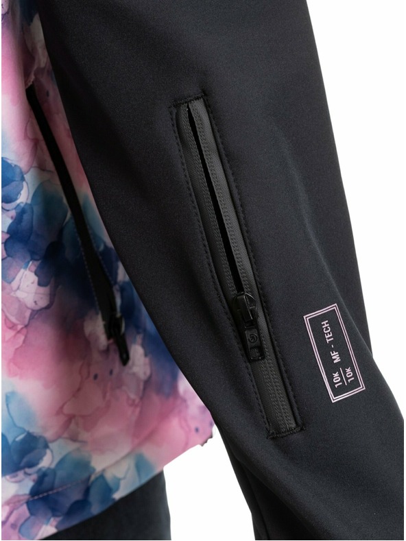 Meatfly Meatfly dámská softshell bunda Zaja Black / Bubbles