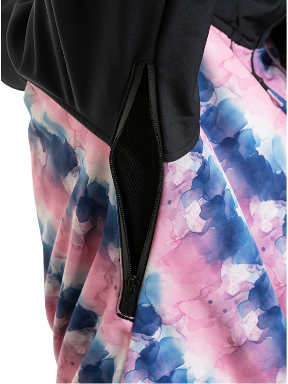 Meatfly Meatfly dámská softshell bunda Zaja Black / Bubbles