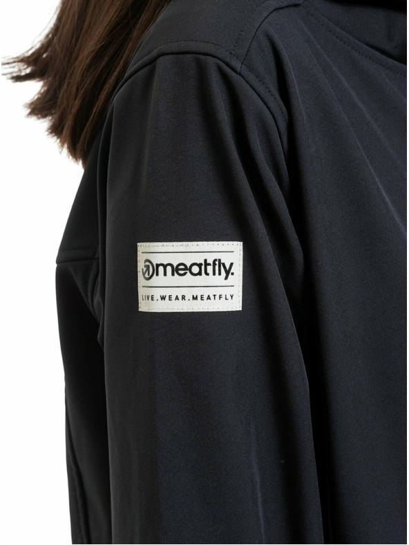 Meatfly Meatfly dámský softshell kabát Thea Black