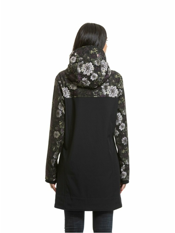 Meatfly Meatfly dámský softshell kabát Thea Straws / Black