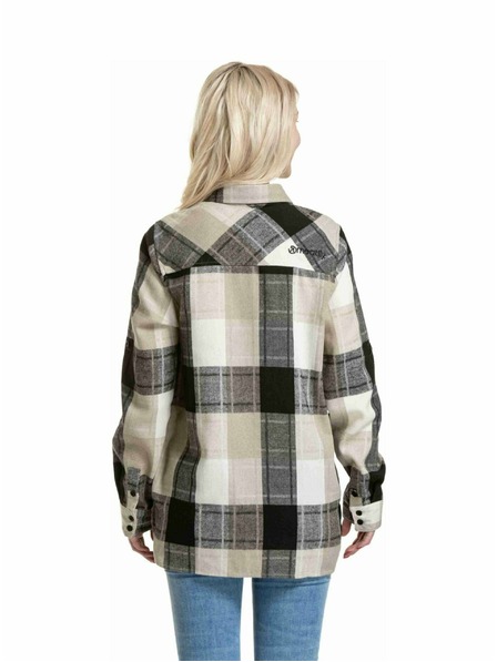 Meatfly Meatfly dámská košile Courtney Beige