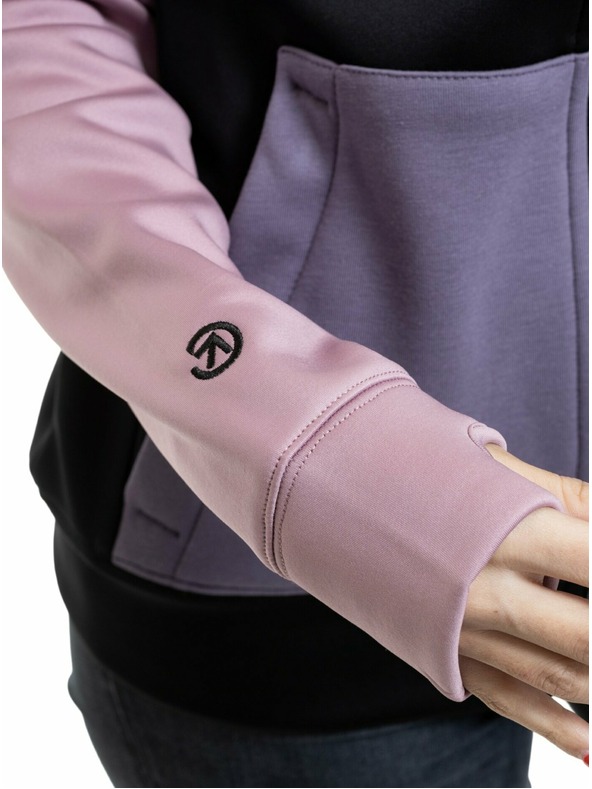 Meatfly Meatfly dámská technická mikina Alisha Purple/Black