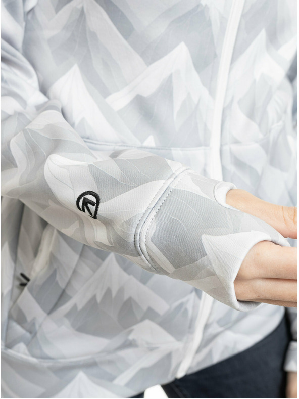 Meatfly Meatfly dámská technická mikina Alisha White Mountain