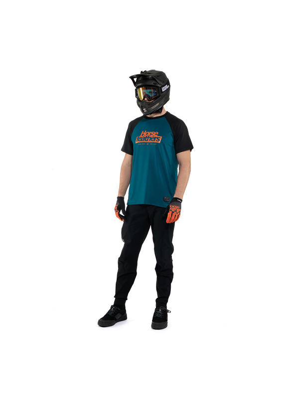 Horsefeathers Bike dres Spike - petrol/black