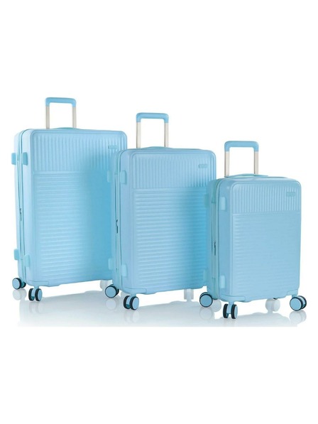 Heys Sada tří cestovních kufrů v světle modré barvě Heys Pastel ( S+M+L )