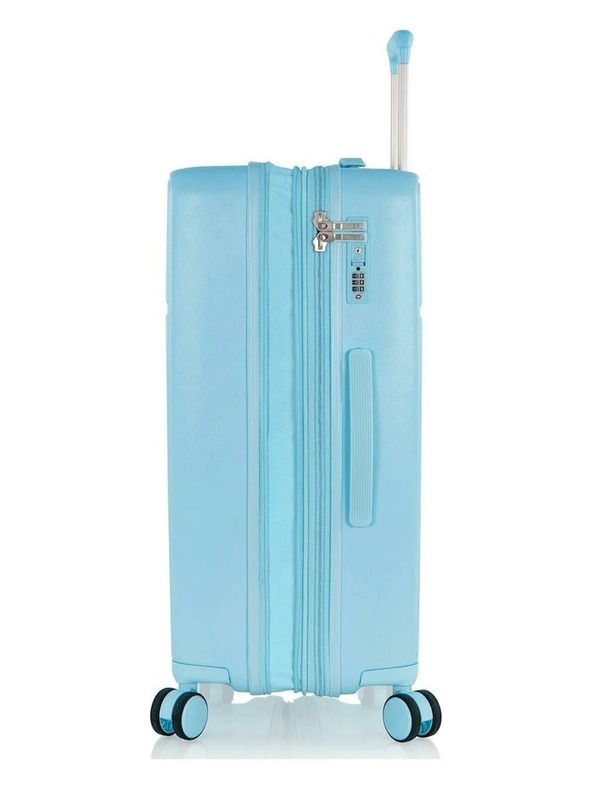 Heys Sada tří cestovních kufrů v světle modré barvě Heys Pastel ( S+M+L )