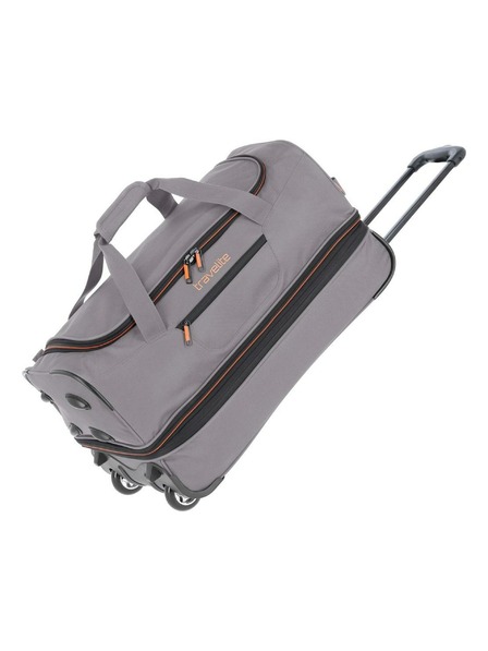 Travelite Cestovní taška Travelite Basics Wheeled duffle S - šedo-zelená
