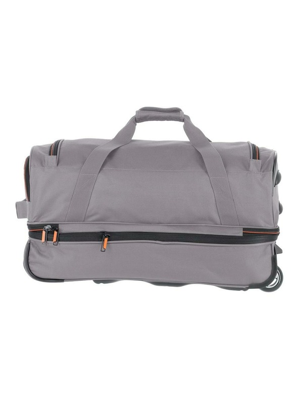 Travelite Cestovní taška Travelite Basics Wheeled duffle S - šedo-zelená