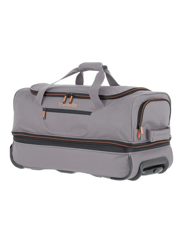 Travelite Cestovní taška Travelite Basics Wheeled duffle S - šedo-zelená