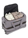 Travelite Cestovní taška Travelite Basics Wheeled duffle S - šedo-zelená